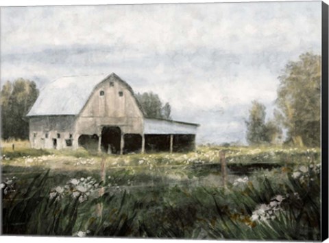 Framed Farmhouse Barn II Print