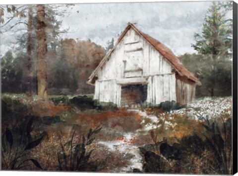 Framed Rusted Hearth Barn II Print