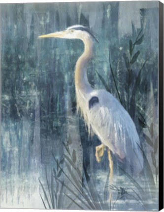 Framed Glacier Heron IV Print