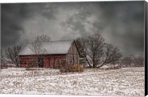 Framed Weathering Winter Print