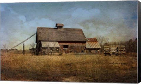 Framed Old Hay Barn Print