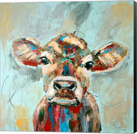 Framed Jersey Cow Print