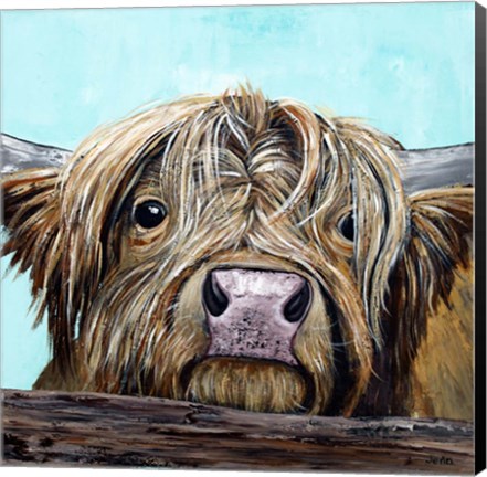 Framed Beth the Cow Print