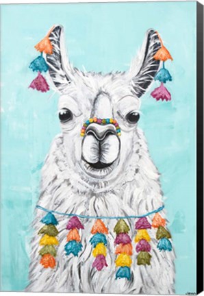 Framed Wolly Llama Print