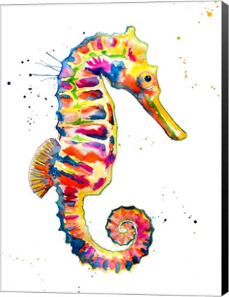 Framed Sea Horse Print