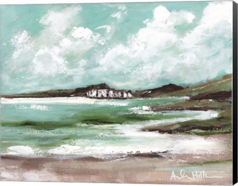 Framed Little White Houses Print