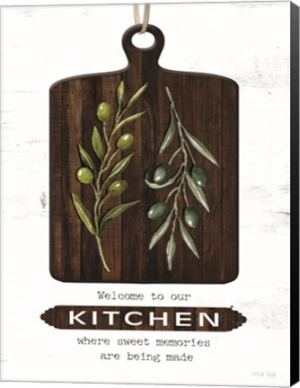 Framed Welcome to Our Kitchen Print