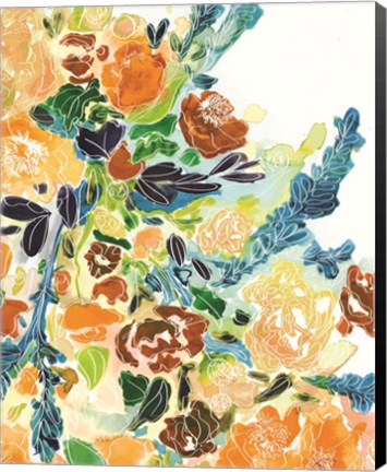 Framed Marigold Bunch Print