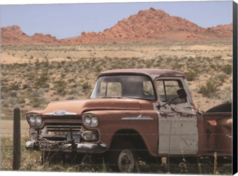 Framed Chevrolet Apache Print