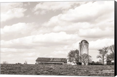 Framed Butler Road Farm Print