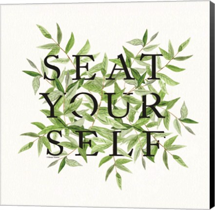 Framed Seat Yourself Print