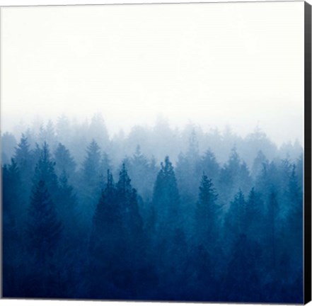 Framed Heart and Soul - Foggy Forest Print