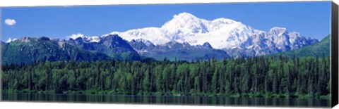 Framed Alaska, Denali National Park, Byers Lake Print