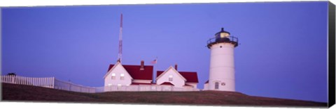 Framed Nobska Lighthouse Woods Hole Cape Cod Print