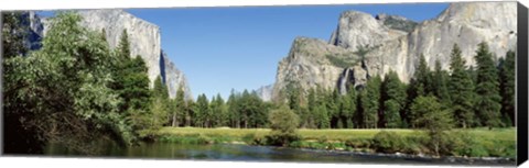 Framed Siesta Lake, Yosemite National Park Print