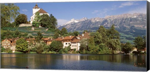 Framed Switzerland, Werdenberg Print