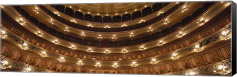 Framed Colon Theater, Buenos Aires, Argentina Print