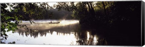 Framed Lake in the forest, Sierra Foothills Print