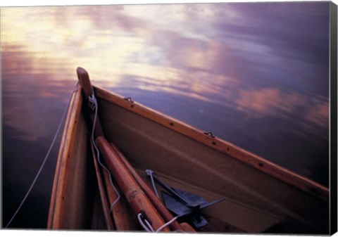 Framed Boat New England Print