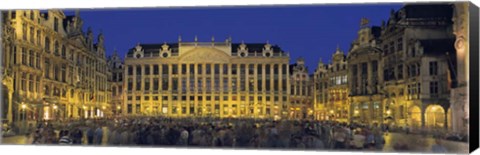 Framed Grand Palace Square, Brussels, Belgium Print