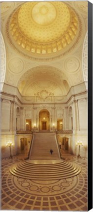 Framed Interior City Hall San Francisco Print