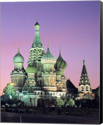 Framed St Basil's Cathedral Moscow Russia Print