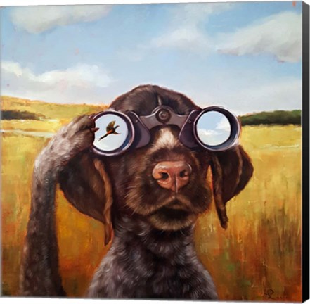 Framed Bird Dog Print