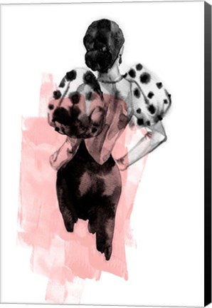 Framed Figure Pink Print
