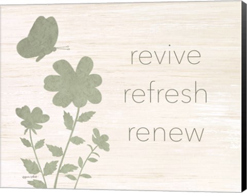 Framed Revive, Refresh, Renew Print
