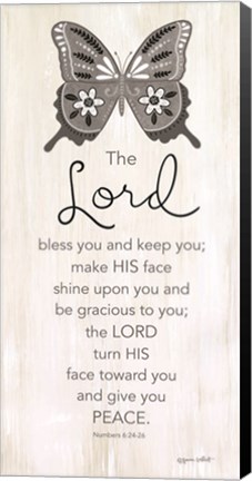 Framed Lord Bless You Print