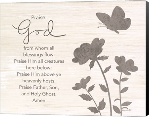 Framed Praise God Print