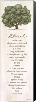 Framed Blessed Print