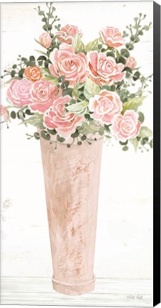 Framed Cotton Candy Roses II Print