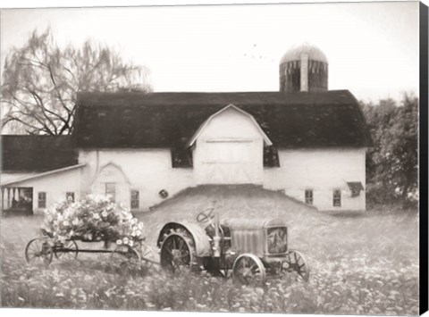 Framed Big Country Barn Print