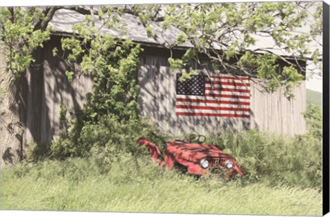 Framed Topless Jeep Print