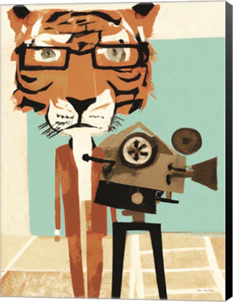 Framed Tiger Movie Director Print