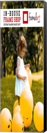 Framed Modern 8x24 Picture Frame Print