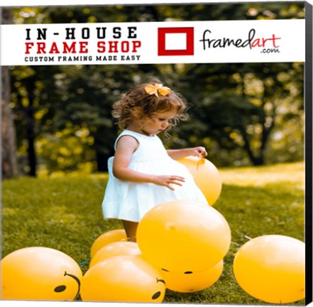 Framed 24x24 Picture Frame Square Wall Hanging - Custom Framing Print
