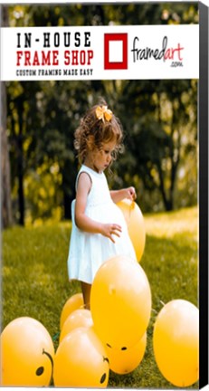 Framed Modern 24x47 Picture Frame Print