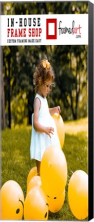 Framed Modern 25x10 Picture Frame Print