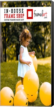 Framed Modern 39x19 Picture Frame Print
