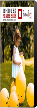 Framed Modern 41x13 Picture Frame Print