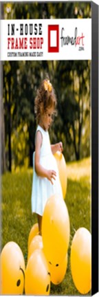 Framed Modern 42x13 Picture Frame Print
