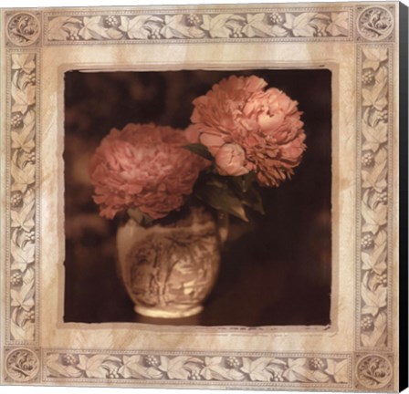 Framed Imperial Peony I Print