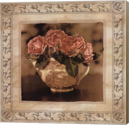 Framed Imperial Rose I Print