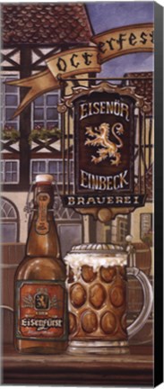 Framed German Beer Print