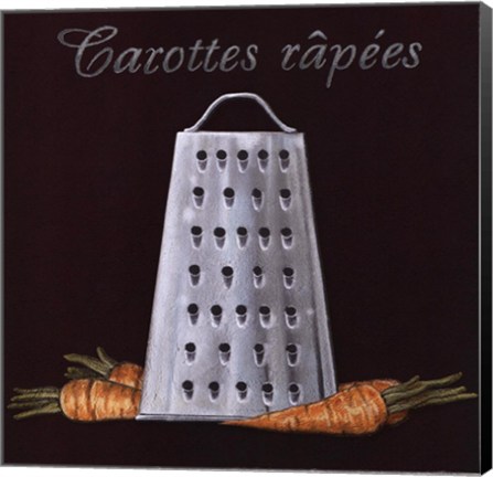 Framed Carottes Rapees Print