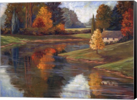 Framed Calm Waters II Print