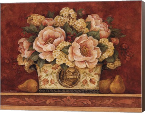 Framed Peony Tapestry Print