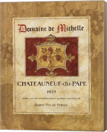 Framed Chateauneuf du Pape Print